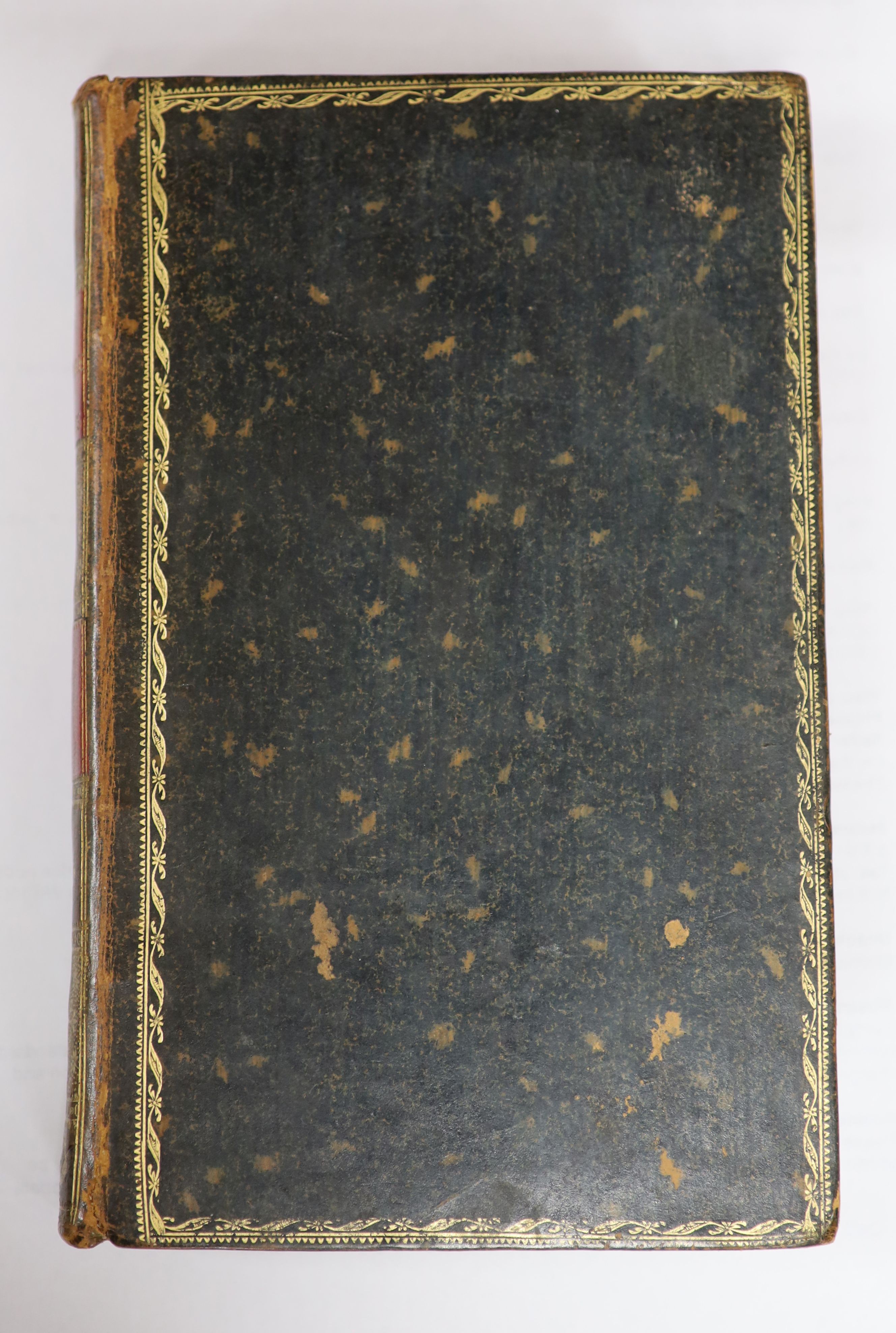 La Harpe, Jean Francois de - Abrege de l’histoire generale des voyages, 32 vols, 8vo, contemporary calf, Paris, 1780-1801.